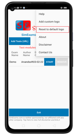 Exam Engine Help Image