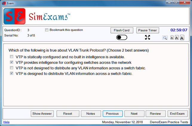 Question Types Supported 2