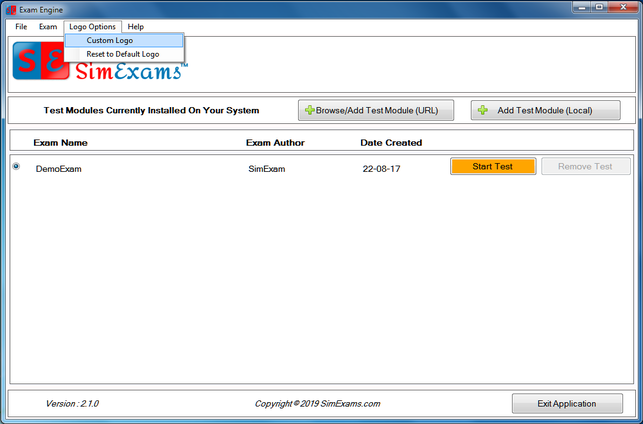 Custom Logo screen 1