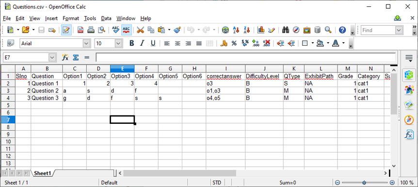 Exam engine help images