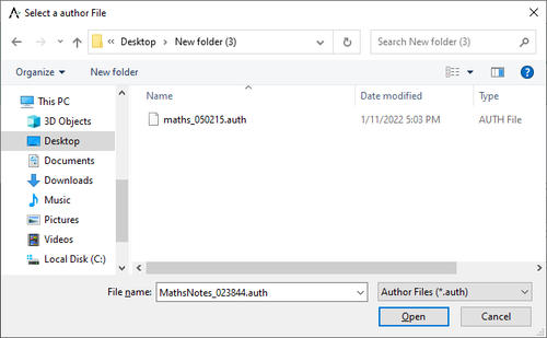 Update Test Module screen 2